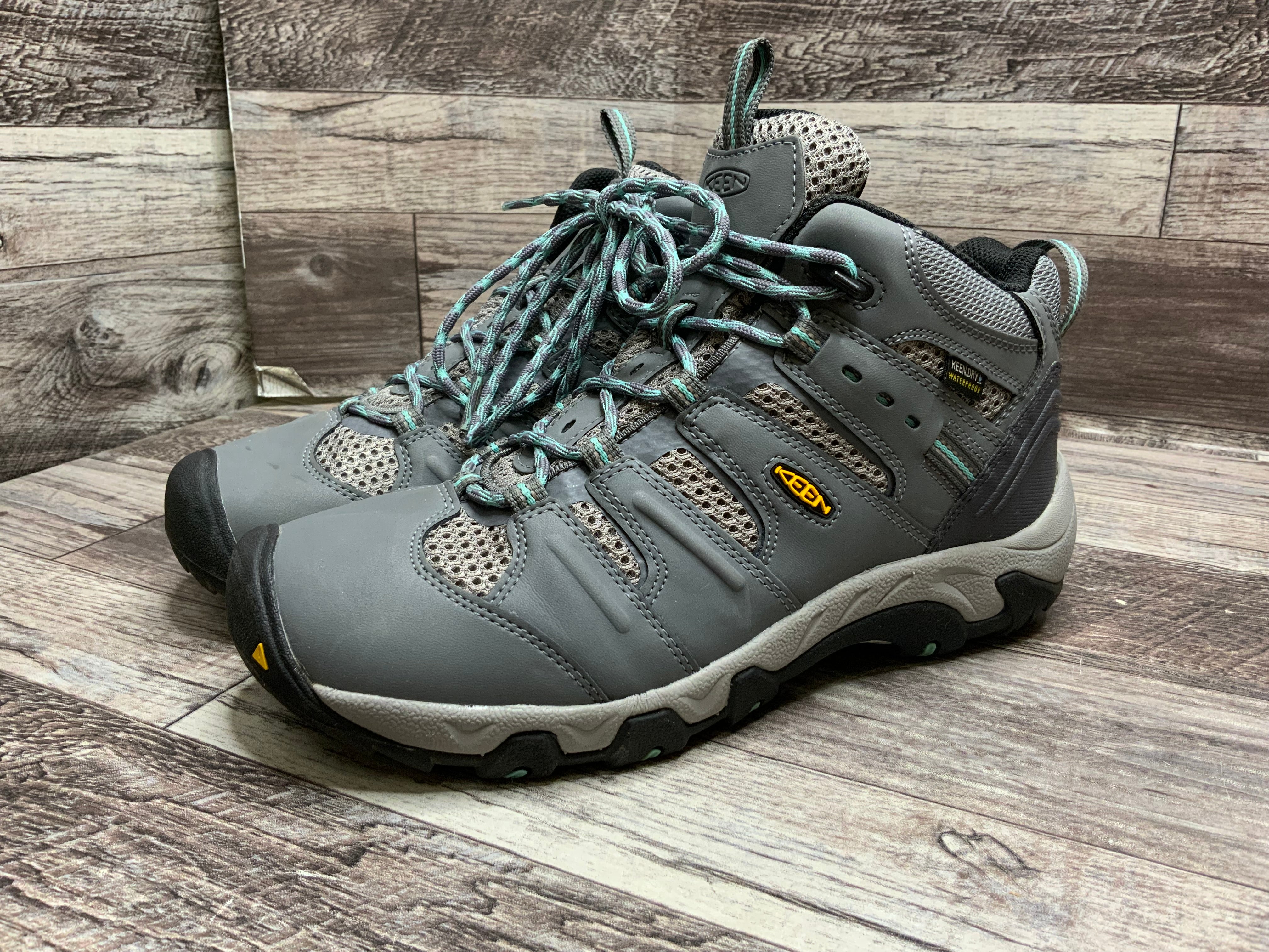 Keen Womens Koven Mid Athletic Chukka Waterproof Hiking Shoes (Size 9) (8128974487790)